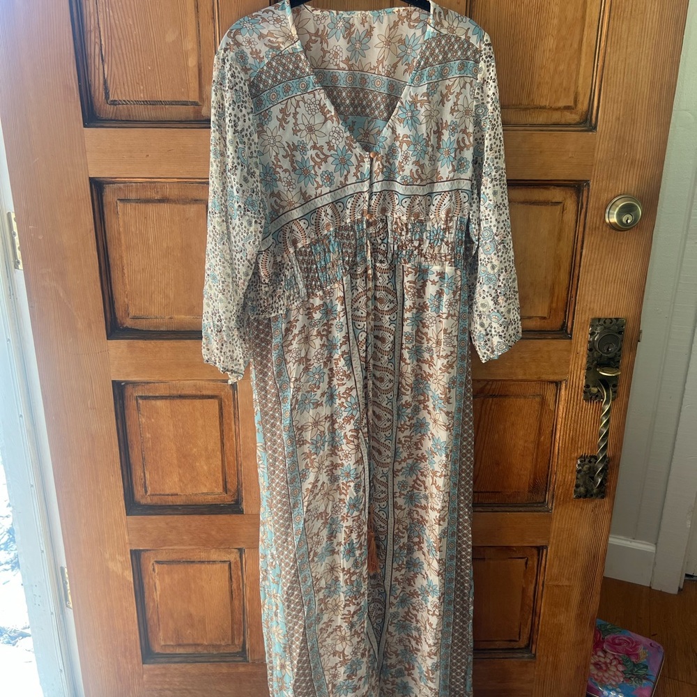 Floral Print Maxi Dress